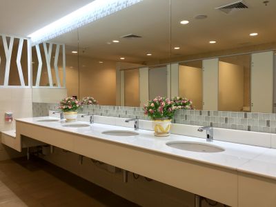 Bright Vanity Area